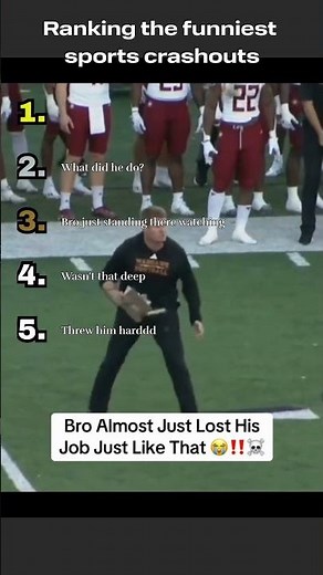 Ranking the top 5 funniest sport crashouts #sport #crashout #viral#funny #cricket #football #tennis