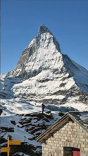 À la découverte du Cervin depuis Zermatt et gornergrat🇨🇭#cervin #zermatt #drone #nature #swiss