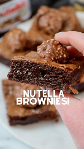 58K views · 560 reactions | Nutella Brownies  Super delicious...