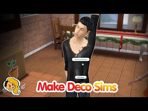 How to Create Deco Sims in The sims 4 FAST and EASY