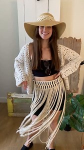 FREE PROJECT! Get festival ready with this beginner-friendly macramé skirt! Whether you are watching your favourite artist or relaxing on the beach, this skirt is perfect for adding some handmade style to your wardrobe. Find the free project by @_twome by clicking the link here: https://bit.ly/3VepQ4A #Knitcraft #Hobbycraft #macrame | Knitcraft | Facebook