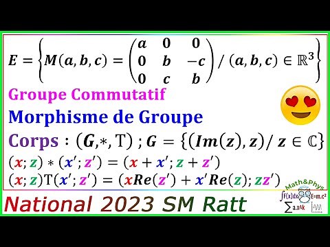 Algebraic Structures - Group Morphism - National Exam 2023 SM Catch-up