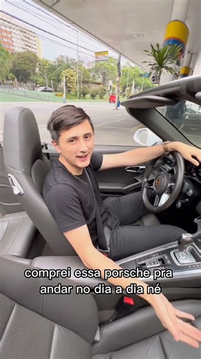 Comprei uma Porsche conversível e levei o fã pra dar rolê #fy #milionario #carro