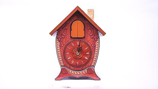 Traditional Chalet Style Singing Cardinal Sound Cuckoo Clock