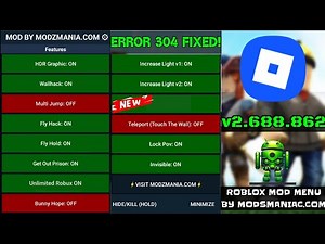 Roblox MOD APK (Mega Mod Menu, Error 304 Fixed, Latest Version)