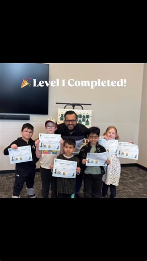 🎉 Level 1 Foundations Graduation Day! ♟️ So proud of these amazing young players for completing their first Airdrie Chess Academy program! Over the past few weeks students learned: ✅ How pieces move ✅ Check & Checkmate ✅ Opening principles ✅ Endgame fundamentals ✅ Confidence & decision-making Watching their growth has been incredible! Thank you to all families for trusting me with your children’s chess journey 🙏 ⭐ Follow along for future programs 📘 Facebook: Airdrie Chess Academy #AirdrieKids