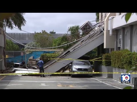 Authorities investigate cause of structural collapse of building in Hallandale Beach