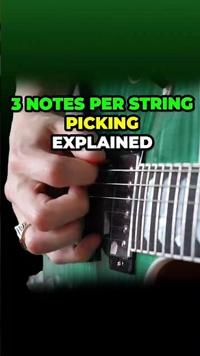 3 Notes Per String Picking Explained