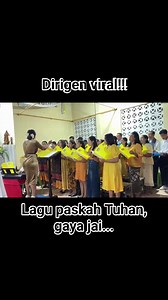 7K reactions · 111 shares | Dirigen viral!! Lagu Paskah Tuhan.... koor dan dirigennya cetar membahana.... #fyp #viral | Herlina Tuto Demon | Facebook