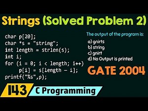 Strings (Solved Problem 2)