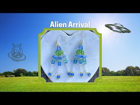 DIY Alien Arrival Earrings | Beads of the Month Club