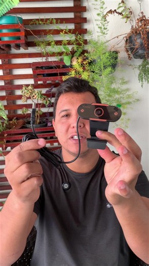 Webcam Full HD 1080p com Microfone #webcam