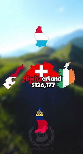 What’s Your Country’s GDP per Capita? 💰- #geography #maps #mapper #mapping #map