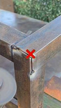 the correct way to connect three angle irons