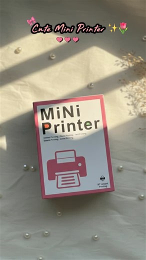 ‎📍شاني صادق‎ on Instagram: "Budget-friendly mini printer✨ Perfect for journaling & desk aesthetics🩶 . . . Follow @_hola_bella_ . . . Mini printer, Portable printer, Bluetooth mini printer, Thermal printer, Sticker printer, Photo mini printer, Journal printing, Scrapbook printer, Study essentials, Student gadget, Small business tool, Label printer, Aesthetic desk setup, DIY printing, Planner essentials, Budget gadget ✨ . . . . #explorepage✨ #fyp #reelitfeelit #trendingreels #reelsinstagram"