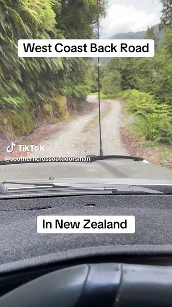 4WDing down this awesome backroad in the middle of nowhere on the West Coast of New Zealand. If you like what we do, head over to YouTube and check out our epic content there. #4wd #newzealand #backroads #toyota #overlanding