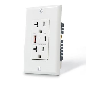 [Hot Item] Fast Charging Us Standard Duplex Receptacle USB Outlet with Type a C