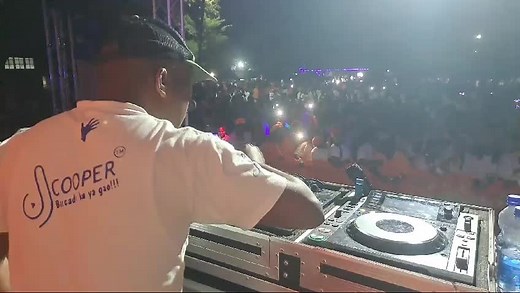 DJ Scooper Ignites Outdoor Night Event with Live Performance