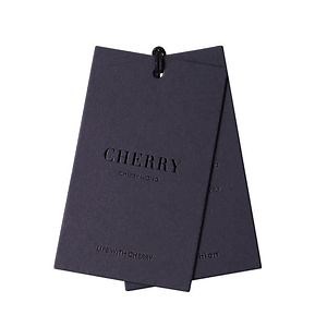 [Hot Item] Custom Paper Size Tags Product Hand Label Hang Tags for Clothing Own Logo Clothing Tag