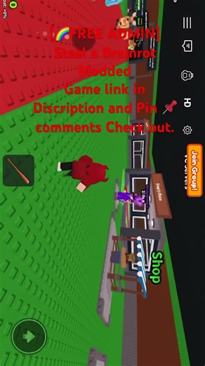 Free admin steal a brainrot modded #freeadmin #roblox #admin #freerobux #freeadmin #robloxanimation