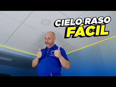 Cómo instaltar un techo falso FÁCIL