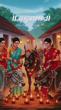 din din diwali #vasubaras2025 #dipawali #festival #marathisong #diwali