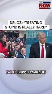 While hosting the White House press briefing in place of Karoline Leavitt, Dr. Oz was asked to offer medical advice for treating so-called