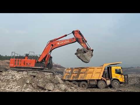 Open Cast Coal Mining Machine process Video #coalmining