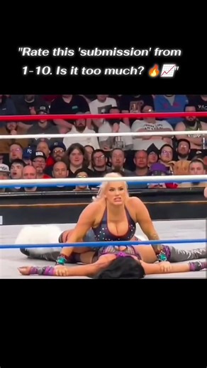 "Rate this 'submission' from 1-10. Is it too much? 🔥📈" #wwe #kelly #...
