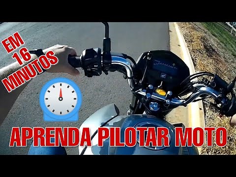Como aprender a pilotar moto em 16 minutos