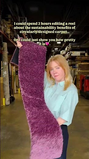 FULLY?! recyclable carpet 👀 #shorts #sustainabledesign #circulardesign