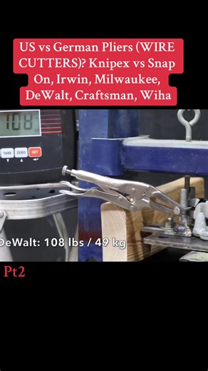 Part 2. US vs German Pliers (WIRE CUTTERS)? Knipex vs Snap On, Irwin, Milwaukee, DeWalt, Craftsman, Wiha