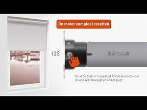 Het terug zetten naar fabrieksinstellingen (resetten) van een Mono en Bi-directionele Brel motor