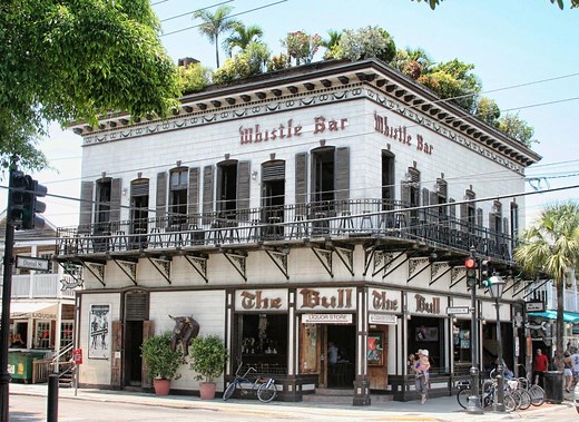Bull and Whistle Bar in Key West, USA