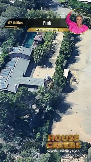 🎤 Pink’s Malibu Mansion – $17 Million Oceanfront Paradise 🌊✨