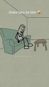Drake fans be like! 😂 #funny #animation #drake | Rico Animations