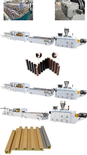 169mm PVC WPC Grating Board Production Line (Online Cutting Machine)