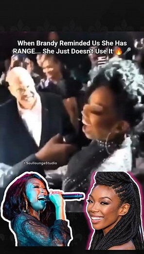 Was that a whistle note? MIC Toss: BRANDY x JOHNNY GILL 🔥