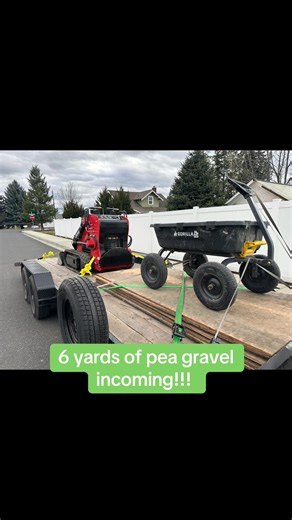 Supporting a local contractor on a project today. We used the mini skid to move and spread 6 yards of pea gravel so they can complete the final touches this weekend. Contractors, property managers, and homeowners — if you ever need material moving, site clean-up, or hauling, give us a call. Thanks to @EplerEliteConstruction for having us out to assist on this one. Shout out to @Sunrise.Rock.Spokane for hookin’ up the rock & delivery 👏 www.haulyeahjr.com #haulyeahjunkremoval #junkremoval #gravel