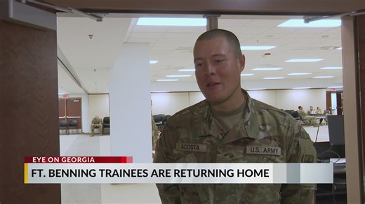 Ft. Benning trainees head home for the holidays