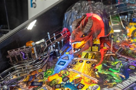 Stern's latest pinball machine is a loving tribute to Dungeons & Dragons