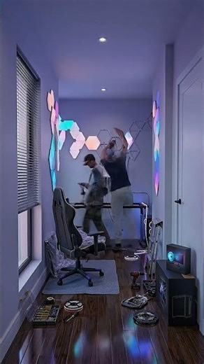 RGB Gaming Room Transformation 🤯 | Ultimate Esports Setup #gaming #rgbsetup #battlestation