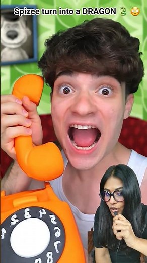 TALKING BEN FOOD ASMR 🐉😳😆 #mukbang #funny #spizee