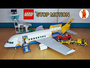 LEGO airplane stop motion