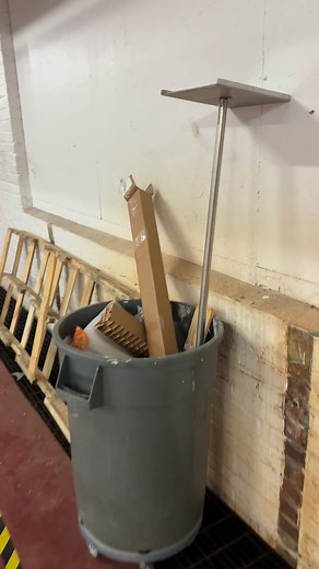 Randomly remembering I have free will and a vinyl cutter. Found a metal stand of some sort in the trash and decided to make something fun with it. A little upcycling if you will. In this instance, I made a custom sign for my desk at work to let people know I’m busy and to not distract me. Tag someone who needs one of these too 😂 #diyprojects #maker #diyhomedecor #handmade #upcycling | Brett's Media