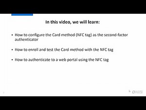 Using the Near Field Communication (NFC) Tag as a Second-factor Authenticator