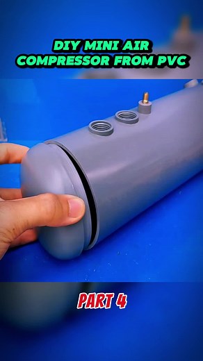 DIY Mini Air Compressor from PVC - How to Make Your Own