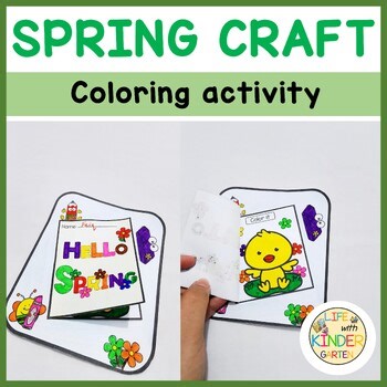 Spring Craft Kindergarten March Morning Work Activities Coloring Pages