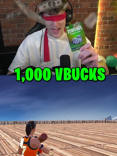 Last Player Standing Wins 1,000 VBucks! Fortnite Gaming Video