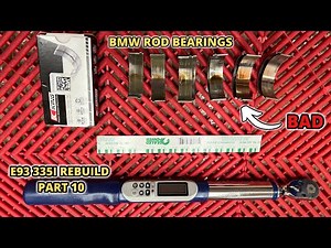 Installing King Rod Bearings on N54 - E93 BMW 335i Rebuild Part 10